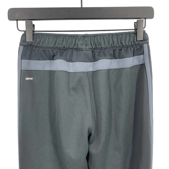 Adidas Kids Climacool Gray 3 Stripe Track Pants Size Large L - Picture 8 of 9